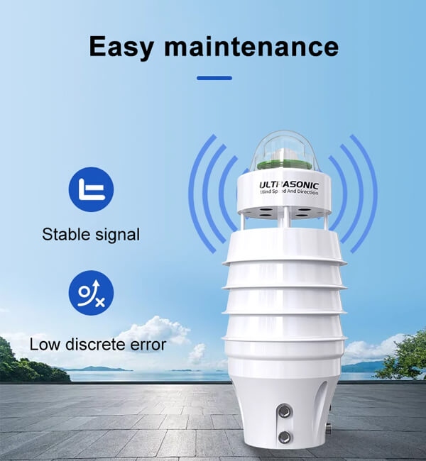 small ultrasonic weather station