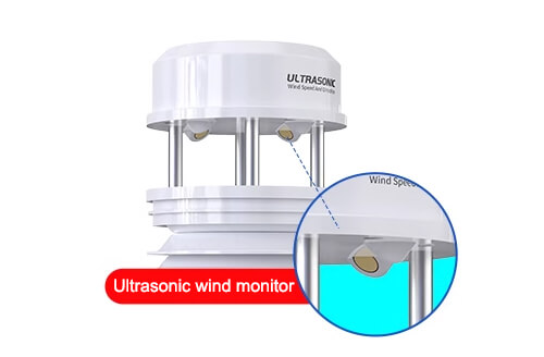 Ultrasonic wind speed and direction